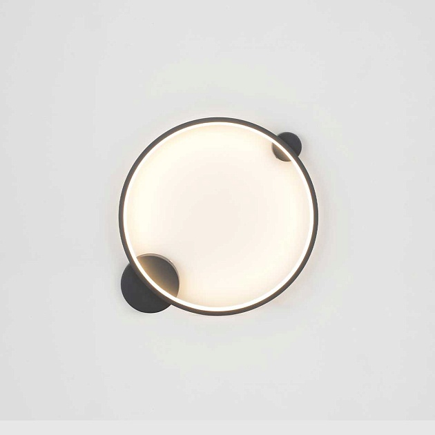 Бра Crystal Lux REAL AP18W LED BLACK Фото № 1