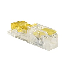 Зажим прокалывающий ответвительный 1,5-2,5 мм2 c ответвительной клеммой LD219 на 1 выход, прозрачный/желтый (упаковка 10 шт) LD503-1-25 49768 1