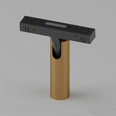 Трековый светодиодный светильник Elektrostandard (Умный дом) Slim Magnetic Dim Cubo 85070/01 латунь a063529 3