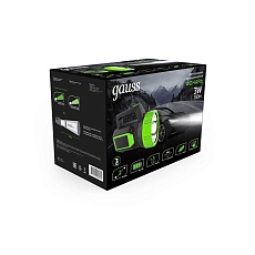 Прожекторный светодиодный фонарь Gauss аккумуляторный 149х111 150 лм GF604 2