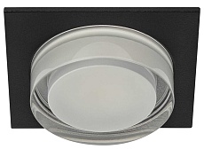 Светильник встраиваемый декоративный ЭРА DK108 BK под лампу MR16 GU5.3 черный Б0058399 1