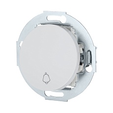 Выключатель-кнопка LK Studio одноклавишный (схема 1T) 16 А, 250 В (белый) Vintage 880504-1 1