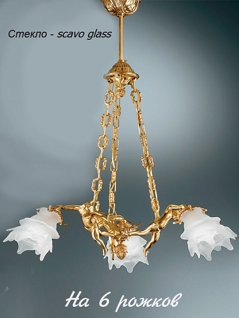 Подвесная люстра Nervilamp 2080/6/SC Фото № 1