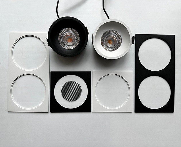 Встраиваемый светодиодный светильник Italline IT08-8032 white 4000K Фото № 3