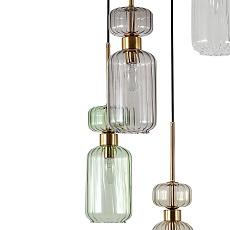 Подвесная люстра Escada Gloss 1141/5S CL/BG/GN/SM/AM 1