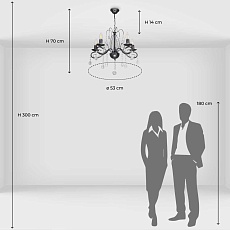 Подвесная люстра De City Лада 442010605 2