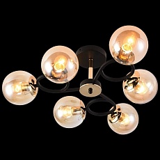 Потолочная люстра Reluce 01338-0.3-06 BK+FGD 1