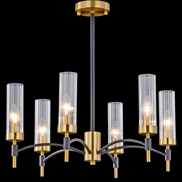 Потолочный светильник ILLUMICO IL5177-6PLS-29 BRASS TUBO изображение 1 Потолочный светильник ILLUMICO IL5177-6PLS-29 BRASS TUBO Фото № 1