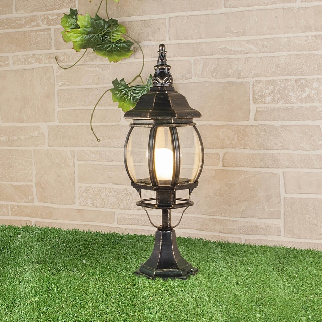 Уличный светильник Elektrostandard 1001S черное золото a034310 изображение 1 Уличный светильник Elektrostandard 1001S черное золото a034310 Фото № 1