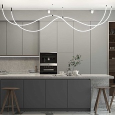 Подвес для гибкого неона Elektrostandard Full Light FL 2830 черный 2 м a063441 2