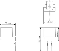 Датчик освещенности Elektrostandard SNS-L-06 1200W IP44 Белый a026126 1