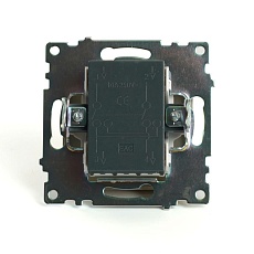 Переключатель одноклавишный перекрестный Stekker Катрин золото GLS10-7110-08 49221 3