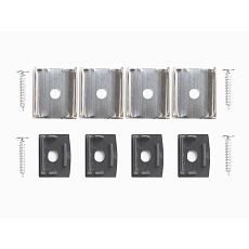 Профиль врезной LEDS POWER СПВ17-2412 алюм. черный с призм.рассеивателем 2м 008462 2