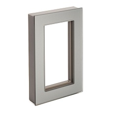 Рамка 2-модульная Stekker Катрин серебро GFR00-7012-03 39568 3