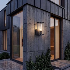 Уличный настенный светильник Reluce 08337-9.2-001JH E27 BK RLOS 1