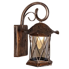 Уличный настенный светильник Reluce 08281-9.2-001U BKG RLOS 1