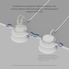Встраиваемый светильник Denkirs Odense DK2403-WH 1