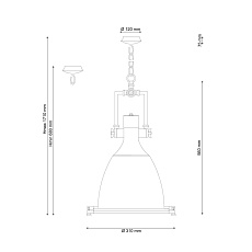 Подвесной светильник Lucia Tucci Industrial 092 1