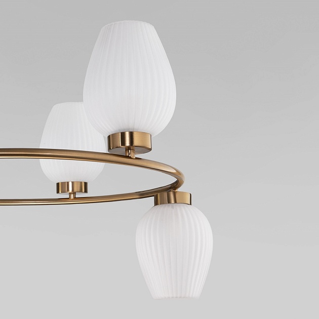 Подвесная люстра Eurosvet Alva 30183/6 латунь Фото № 2