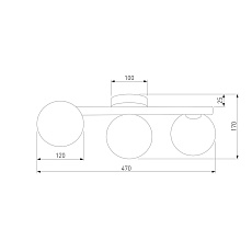 Потолочная люстра TK Lighting 5768 Estera Wood 1