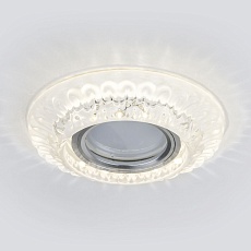 Встраиваемый светильник Elektrostandard 7247 MR16 СL прозрачный a049344 2