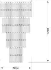 Потолочная люстра KUTEK ELLINI ELL-PLM-6(Z)250/II 1