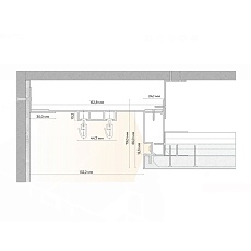 Скрытый карниз черный FerGipps УТ000002521 2