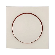 Накладка LK Studio светорегулятора с красной световой индикацией (бежевый) LK60 867201-1 1