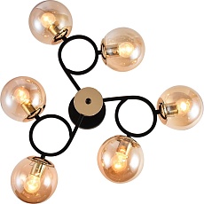 Потолочная люстра Reluce 01338-0.3-06 BK+FGD 3