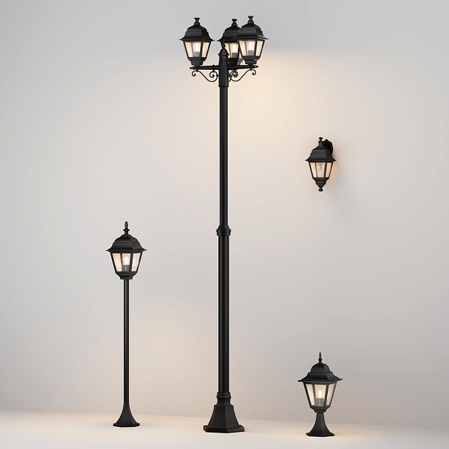 Уличный настенный светильник Maytoni Abbey Road O003WL-01B Фото № 3