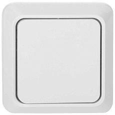 Выключатель 1-кл. открытой установки IP20 10А, белый 