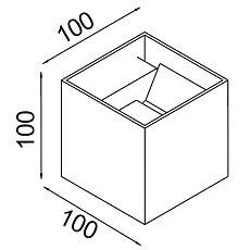 Настенный уличный светильник Mantra DAVOS 9223 3