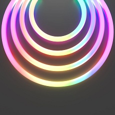 Гибкий неон Maytoni 17,2W/m 384LED/m 2835+2016LED/m 1313SMD теплый белый + RGB 5М 20304 4