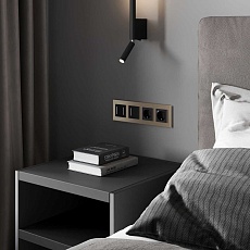 Сенсорный выключатель одноклавишный Werkel (Умный дом) с подсветкой черный W4513008 a064141 5