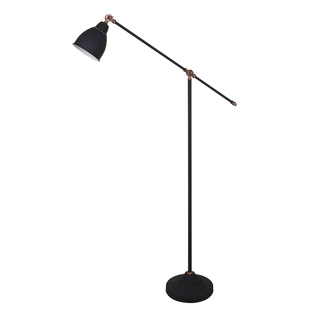 Торшер Arte Lamp Braccio A2054PN-1BK изображение 1 Торшер Arte Lamp Braccio A2054PN-1BK Фото № 1