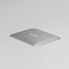 Выдвижной розеточный блок на 4 модуля Werkel серебряный W8074065 4690389211720 3