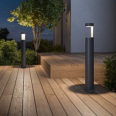 Уличный светодиодный светильник Elektrostandard Nimbus 35126/F серый a055642 2