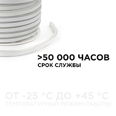 Светодиодный неон Apeyron 5,5Вт/м smd2835 120д/м 17-32 5