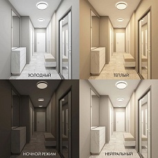 Потолочный светодиодный светильник Denkirs DK6510-WH/1 4