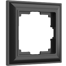 Рамка на 1 пост Werkel Fiore черный матовый W0012208 4690389160332