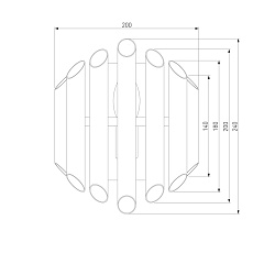 Настенный светильник Bogates Castellie 361/1 1