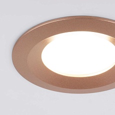 Встраиваемый светильник Elektrostandard 110 MR16 золотой a053333 4