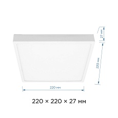 Накладная светодиодная панель Apeyron 06-49 2