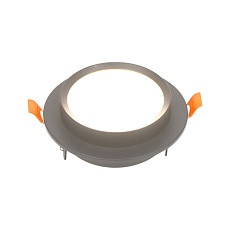 Встраиваемый светильник General Бинар круглый графит GCL-GX53-H38 662699