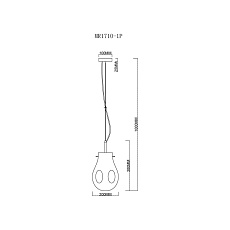 Подвесной светильник MyFar Eye MR1710-1P 1