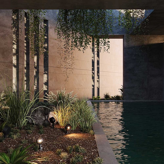 Ландшафтный светильник Maytoni Outdoor O495FL-L18B3K Фото № 9