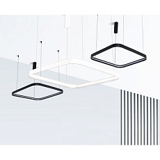 Подвесной светодиодный светильник Italline IT013-6024 black 3000K 2