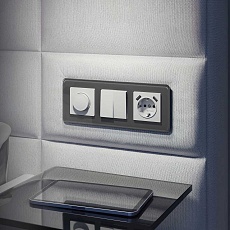 Выключатель двухклавишный Werkel белый матовый W1120061 4690389184611 1