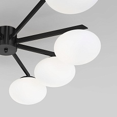 Потолочная люстра Eurosvet Opaline 70220/8 черный 2