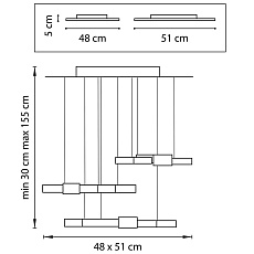 Подвесной светодиодный светильник Lightstar Favo 750221 4